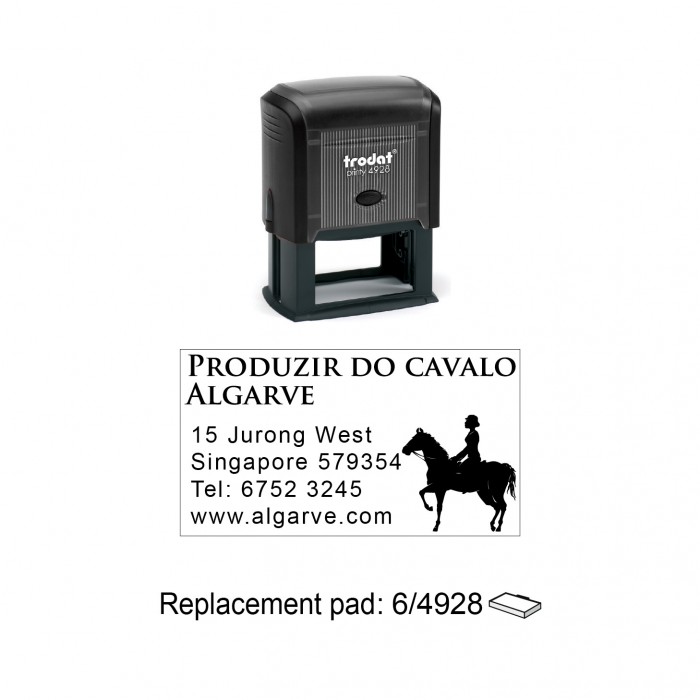 Trodat 4928 Self Inking Stamps 60x33mm